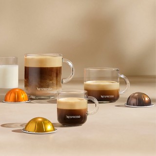 NESPRESSO 浓遇咖啡 Vertuo系统 意式萃取系列 甜美双份浓缩咖啡胶囊 10颗/条