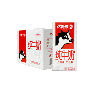 PURE MILK 晨光 纯牛奶 200ml*24盒