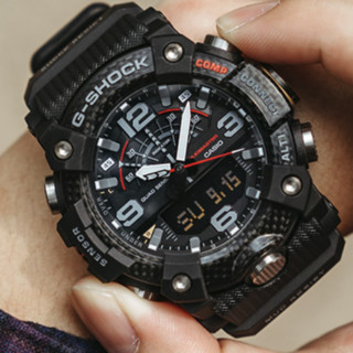 CASIO 卡西欧 G-SHOCK陆地系列 53.1毫米石英腕表 GG-B100-1A