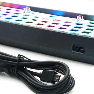 MAIDIAN 麦点 K100 Pro 96键 2.4G蓝牙 三模无线机械键盘套件 电泳白 RGB