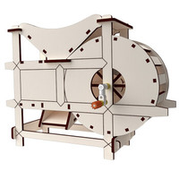 玛利鸭 科学实验小制作风谷机