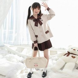 Jk制服 西洋果子jk制服爱心巧克力幼稚园札幌领水手服多少钱 什么值得买