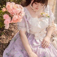 南笙阁原创 铃兰 Lolita OP 女士连衣裙 大码女装