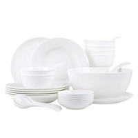 京东京造 白月光系列 JZGC-08 骨瓷餐具套装 28件套