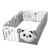 Parklon 帕克伦 婴儿游戏围栏 熊猫 6+2片+游戏栏+门栏 160*120cm
