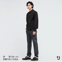 UNIQLO 优衣库 设计师合作款 男装 +J 修身直筒牛仔裤 (水洗产品) 447779