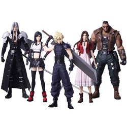 SQUARE ENIX 史克威尔艾尼克斯 Final Fantasy VII 7 Remake Trading Arts 7（约17.78厘米）手办 - 5 件套