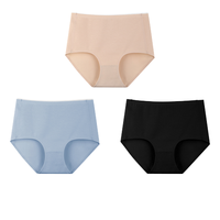OC 女士三角内裤套装 OC397 3条装(肤色+灰蓝+黑色) L