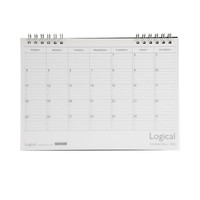 Nakabayashi 仲林 CLT-A502-22W  2022年月计划台历 148*210mm 白色封面 单本装