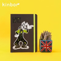 kinbor ×迪士尼 硬面本PU笔记本子A5记事本日记本手帐本-Gooty Style DT53080