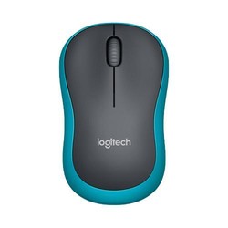 logitech 罗技 M186 2.4G无线鼠标 1000DPI 黑灰色