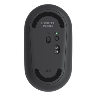 logitech 罗技 Pebble 2.4G蓝牙 优联 双模无线鼠标 1000DPI 石墨黑