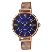 CASIO 卡西欧 SHEEN优雅系列 41毫米石英腕表 SHE-4059PGM-2A