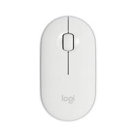 logitech 羅技 Pebble 2.4G藍牙 優聯 雙模無線鼠標 1000DPI 米白色