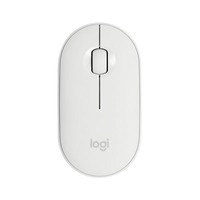 logitech 罗技 Pebble 2.4G蓝牙 优联 双模无线鼠标 1000DPI 米白色