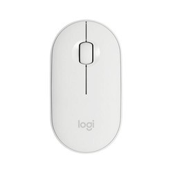 logitech 羅技 Pebble 2.4G藍牙 優聯 雙模無線鼠標 1000DPI 米白色