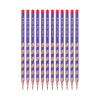 铭墨一品 1163 三角杆洞洞铅笔 紫色 HB 12支装