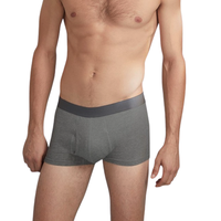 YANXUAN 网易严选 男士精梳棉平角内裤 3544005 麻灰色 L