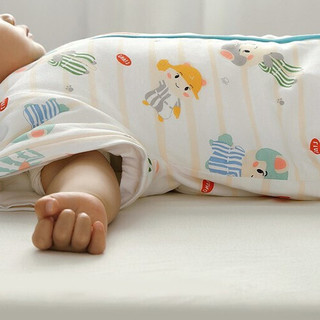 L-LIANG 良良 咕噜系列 婴儿分腿睡袋 夹棉款 绿色 80cm