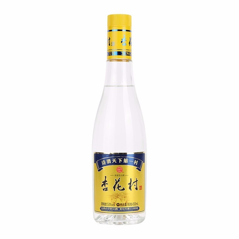汾酒杏花村金标53%vol 清香型白酒450ml*6瓶整箱装【报价价格评测怎么样