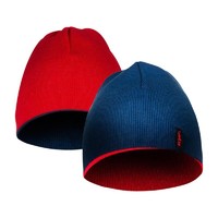 DECATHLON 迪卡侬 Reverse Ski Hat 中性运动针织帽 蓝色/橙色
