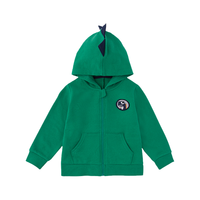 SENSHUKAI 千趣会 F87305 男童恐龙连帽外套 绿色 130cm