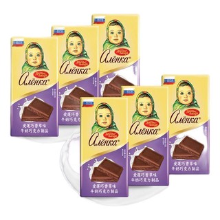 Alenka chocolate 爱莲巧 牛奶巧克力制品 香草味 85g*3袋