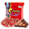 阿孔特俄罗斯进口红皮糖原装喜糖巧克力夹心糖休闲零食品500g
