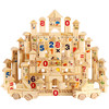 星屿 儿童拼图立体形状拼搭积木制玩具幼儿童宝宝益智力拼装男女孩个月  （2910）数字汉字积木100颗