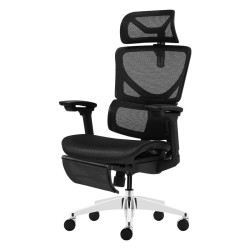 dbl 达宝利 人体工学椅 黑色铝合金脚架 脚托