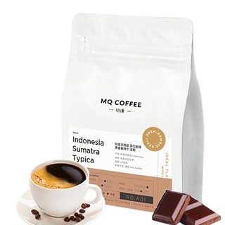 MQ COFFEE 明谦 印度尼西亚苏门答腊 黄金曼特宁 湿刨 深度烘焙 咖啡豆 200g