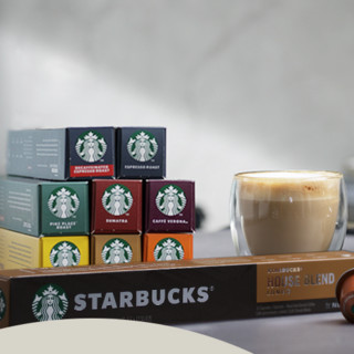 STARBUCKS 星巴克 Nespresso胶囊 咖啡胶囊组合装 混合口味 10颗*9盒