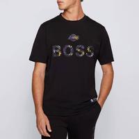 BOSS X NBA Men's Lakers Crewneck T-Shirt - Black