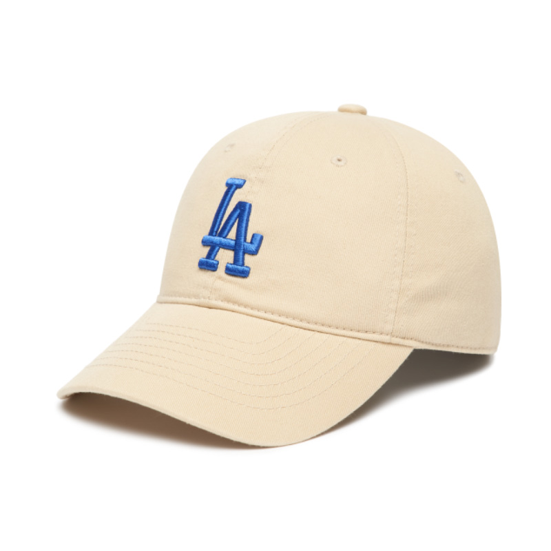 MLB 出游季 复古刺绣字母大标棒球帽 男女弯檐时尚情侣帽子