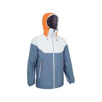 DECATHLON 迪卡侬 100-Grey Orange 男子运动夹克 8491497 灰色拼色 L