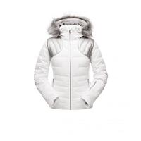 Spyder SKI系列秋冬女士滑雪服Falline Faux Fur Jacket白色