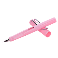 M&G 晨光 钢笔 HAFP1234 浅粉色 0.38mm 单支装+50支蓝色墨囊