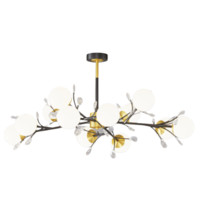 ARROW 箭牌照明 BT8890-12FD 北欧魔豆吊灯 12头