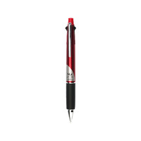 uni 三菱铅笔 MSXE5-1000-07 五合一按动圆珠笔 酒红色笔杆 单支装