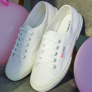 SUPERGA 2750系列 男女款低帮帆布鞋 S000010 白色 38