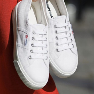 SUPERGA 2750系列 男女款低帮帆布鞋 S000010 白色 38