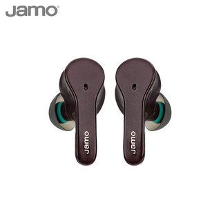 JAMO 丹麦尊宝真无线立体声蓝牙耳机J1人体工程学设计复合续航通话 摩卡色