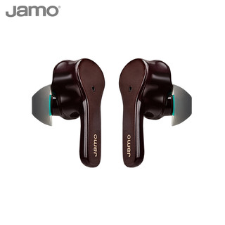 JAMO 丹麦尊宝真无线立体声蓝牙耳机J1人体工程学设计复合续航通话 摩卡色