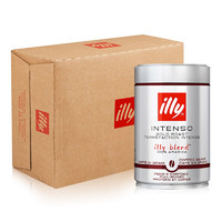 illy 意利 深度烘焙 咖啡豆 意式浓缩 250g*12罐