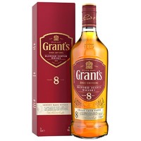 Grant's 格兰 洋酒 格兰威8年 雪莉桶 苏格兰威士忌700ml