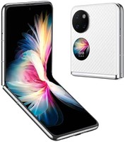 HUAWEI 华为 P50 Pocket, 3D 微雕设计，6.6英寸 OLED 显示屏,12GB RAM + 512GB ROM，雪域白