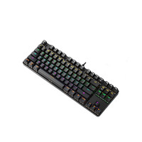B.O.W 航世 G19 87键 有线机械键盘 黑色 国产茶轴 混光