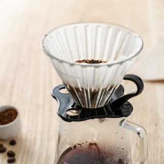 CAFEDE KONA手冲咖啡滤杯 耐热玻璃 滴漏式滴滤器 时光咖啡过滤杯