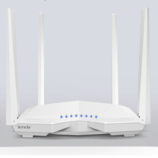 Tenda 腾达 AC6 双频1200M 家用百兆无线路由器 Wi-Fi 5 单个装 白色