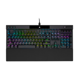 K70 PRO 104键 有线机械键盘 黑色 Cherry茶轴 RGB